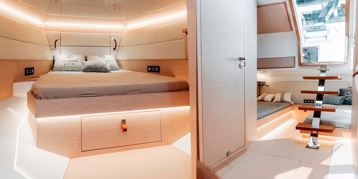 Аренда яхты Tesoro 40 на Миконосе